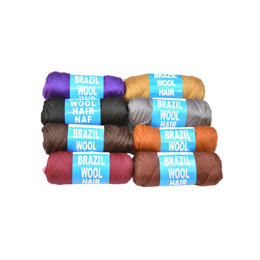 Brazil Wool Hair 100% Acrylic Hand & Machine Knit 70g