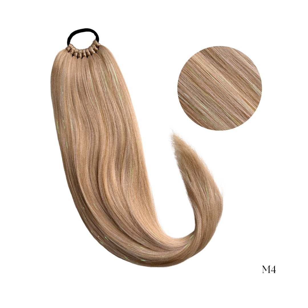 Cocktail Kuituhiusponihäntä - Glitter tinsel - Kuituhiukset.fi