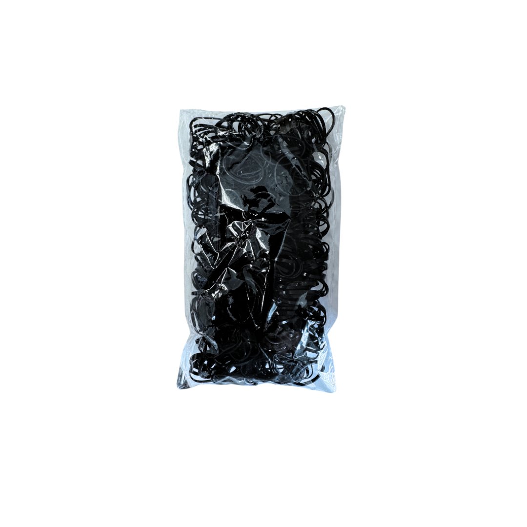 Isot kuminauhat letitykseen 1000kpl - Kuituhiukset.fi