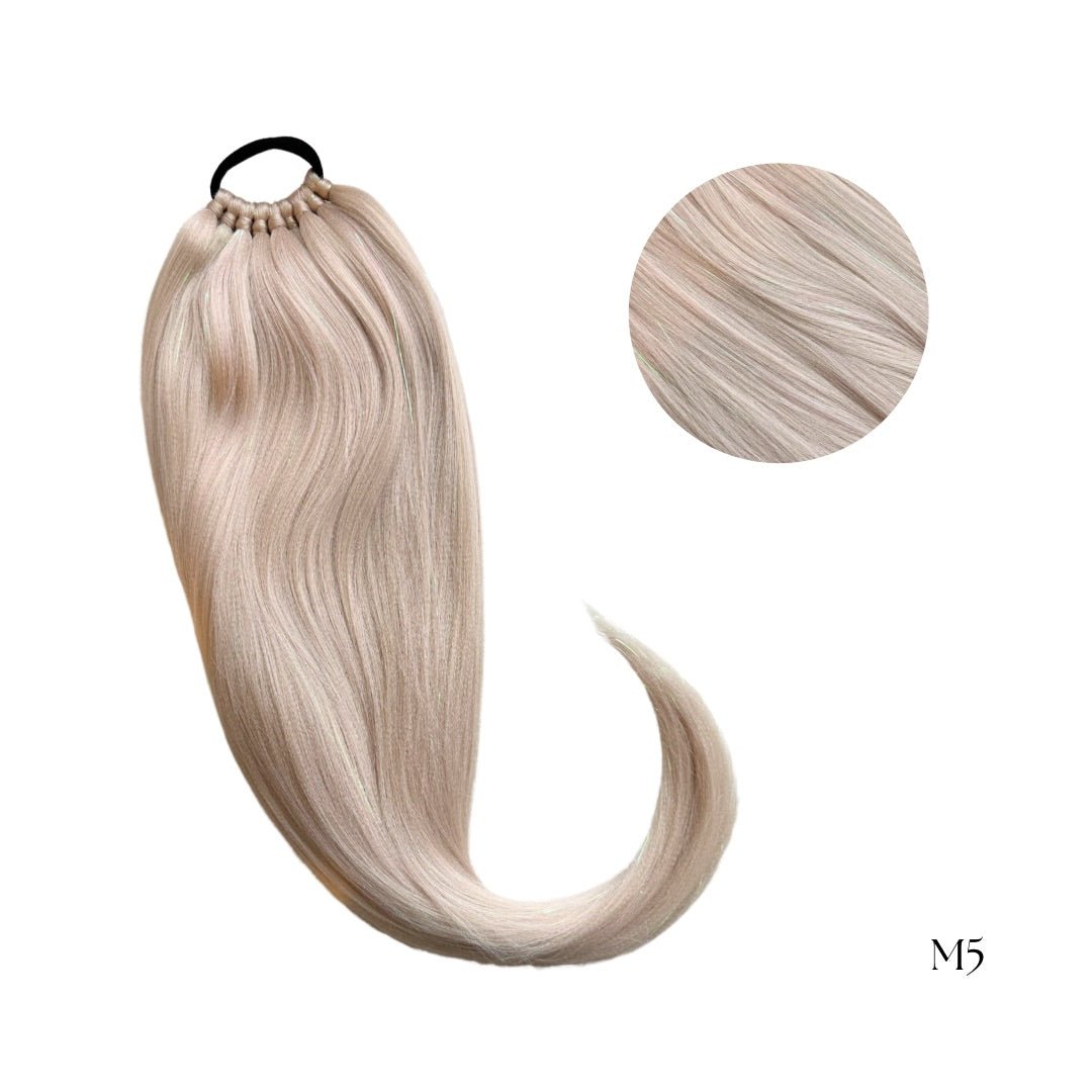 Cocktail Kuituhiusponihäntä - Glitter tinsel - Kuituhiukset.fi