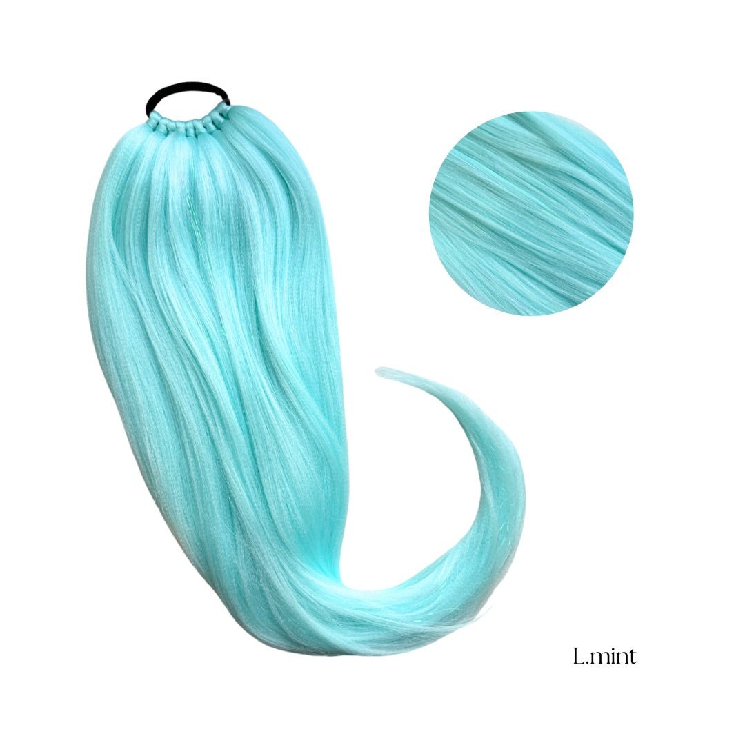 Cocktail Kuituhiusponihäntä - Glitter tinsel - Kuituhiukset.fi